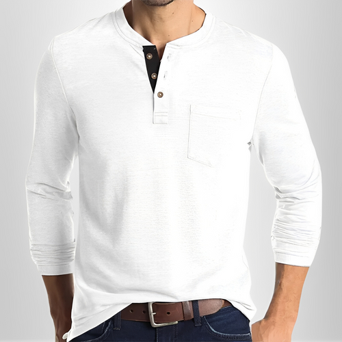 Carmelo - Casual long-sleeve t-shirt for men