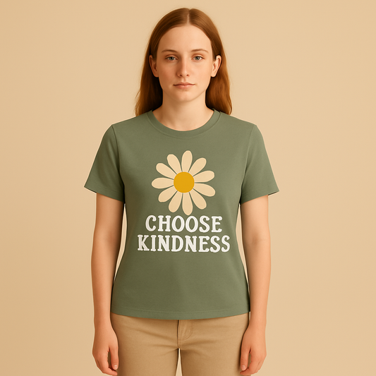 Saviarosa | Women – Graphic T-Shirt – Kindness Print – Everyday Positivity